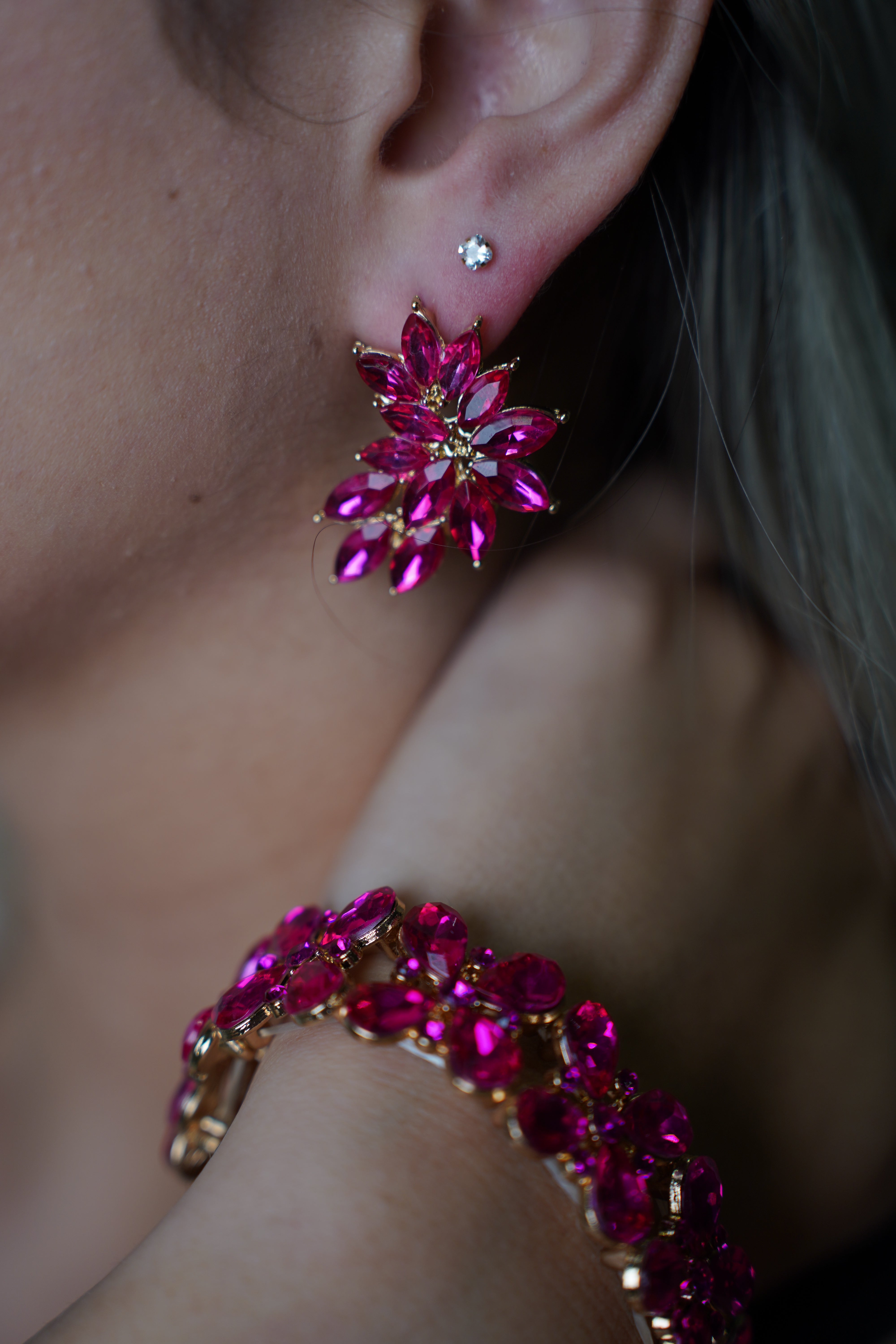 Crystals Earrings - Carema Boutique